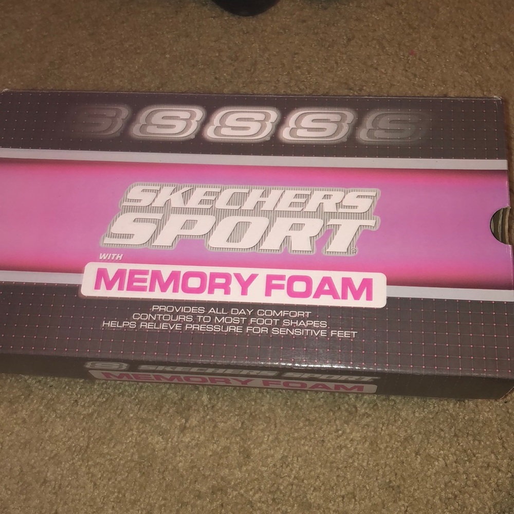 Gray Sketchers With Memory Foam - image 1
